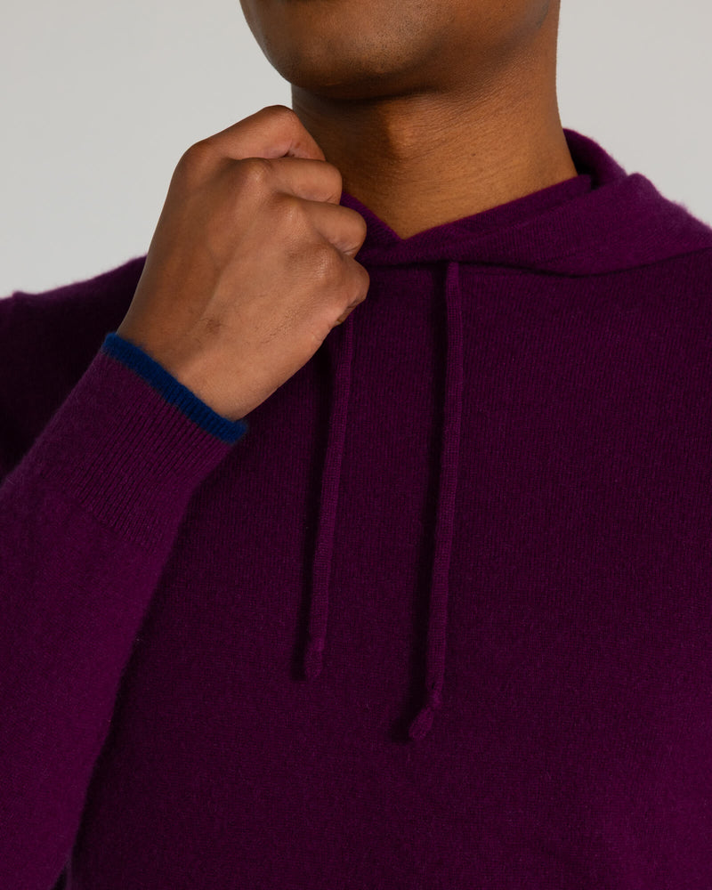 Quincy Hoodie in Bordeaux