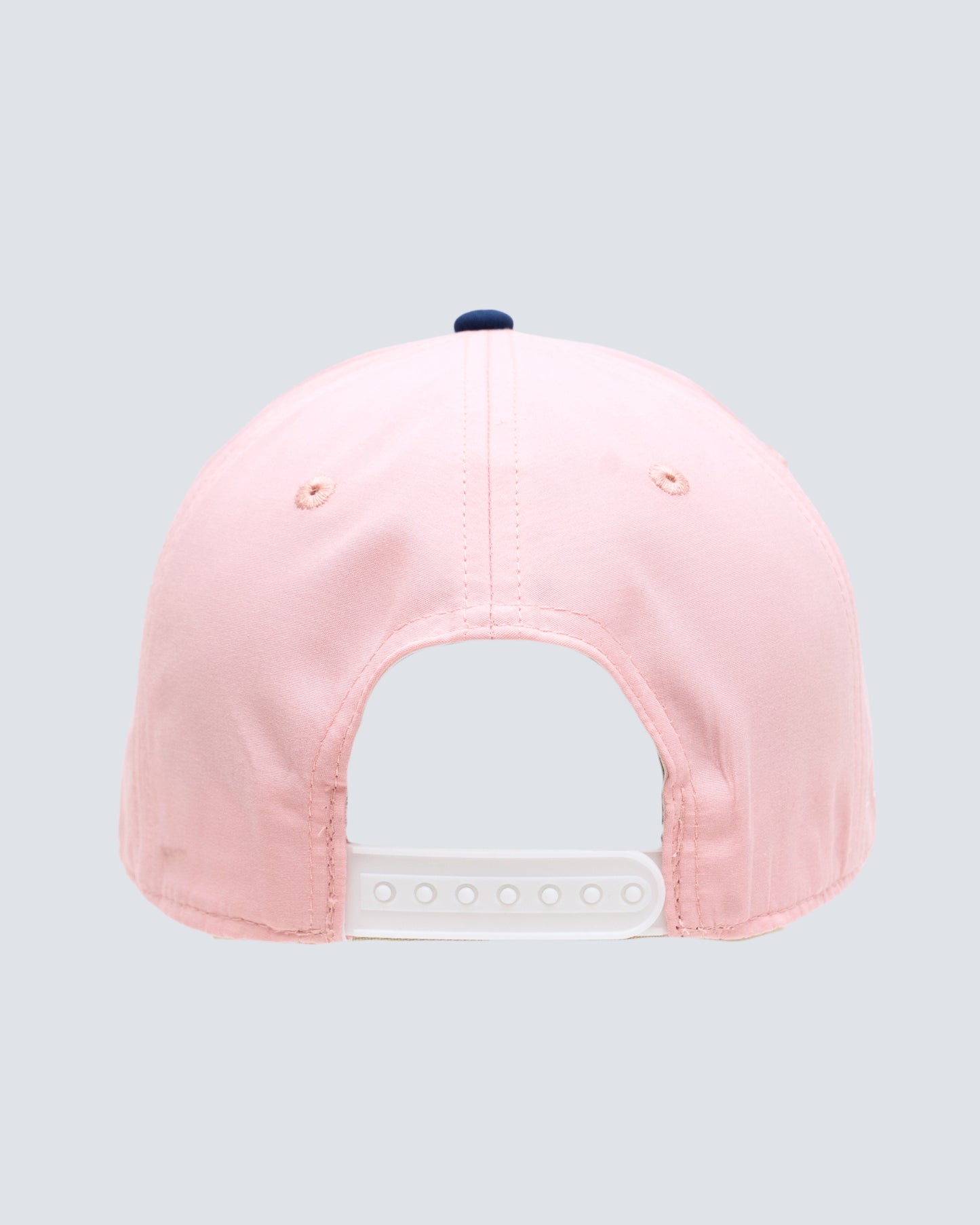 R Icon 6 Panel Hat in Salmon/Navy