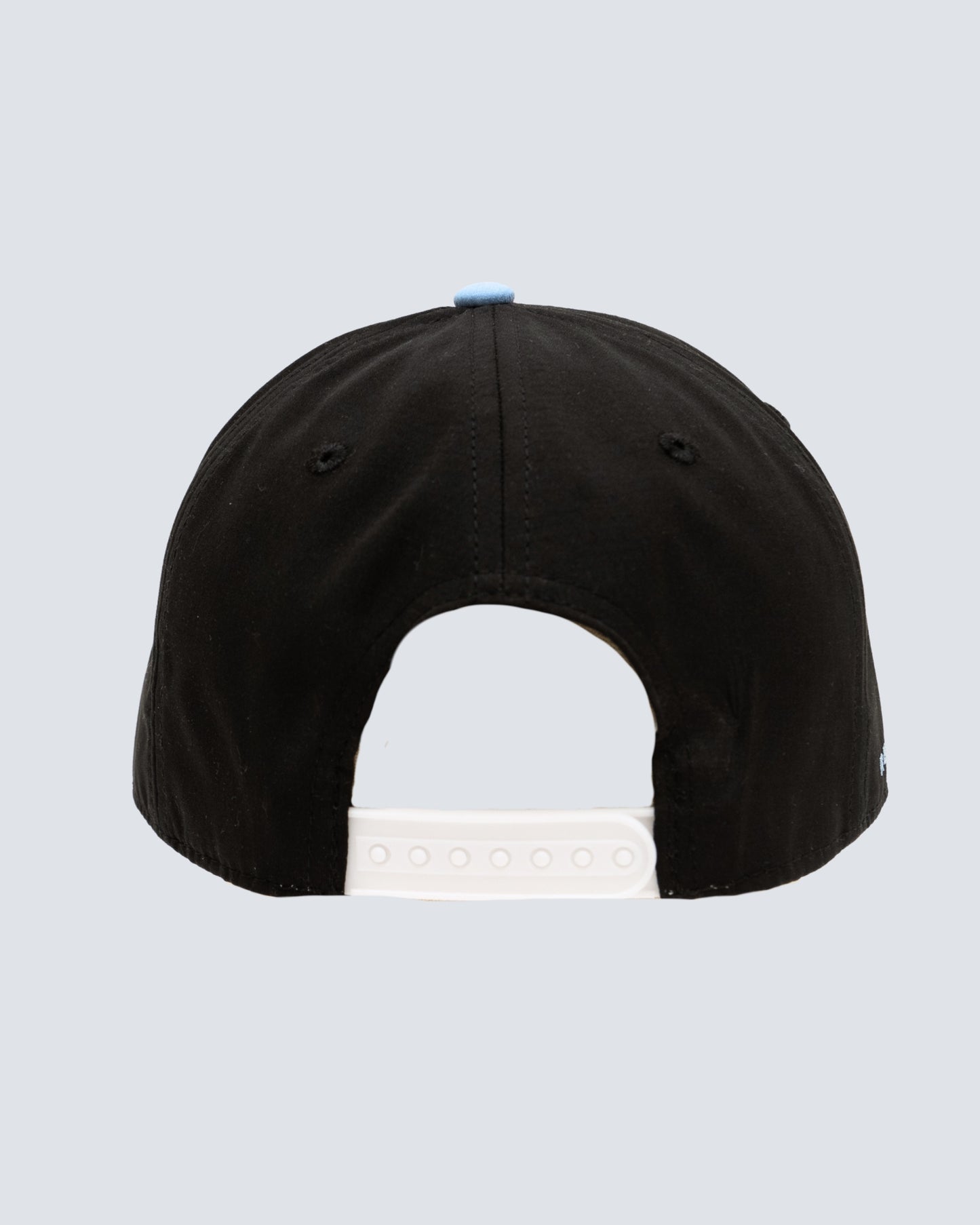 R Icon 6 Panel Hat in Tuxedo/Sky Blue