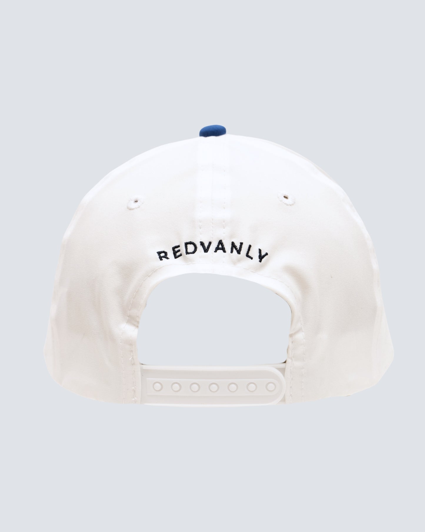 Hustler 5 Panel Hat in White/Navy