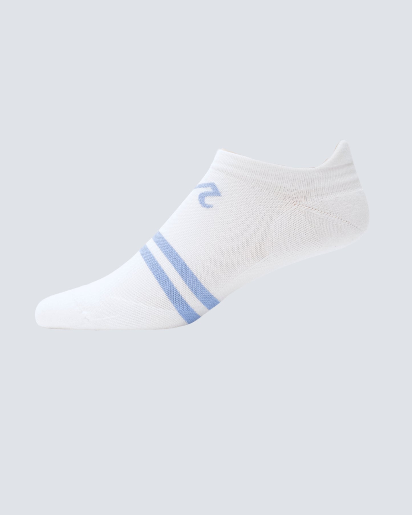 Roan Stripe Socks in White/Blue