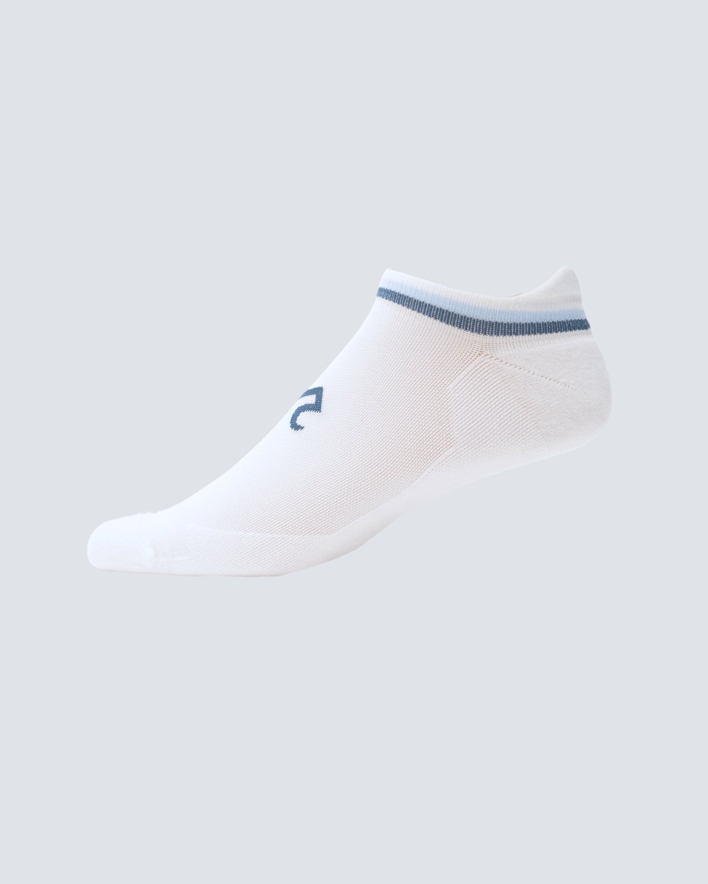 Harris Stripe Socks in White/Blue
