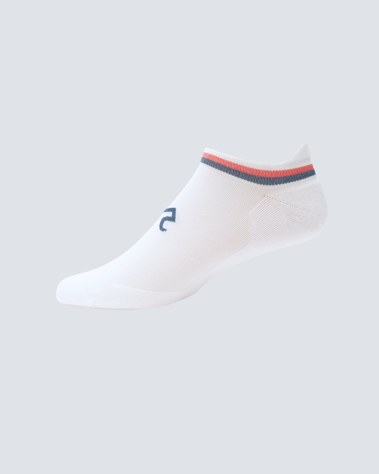 Harris Stripe Socks in White/Red