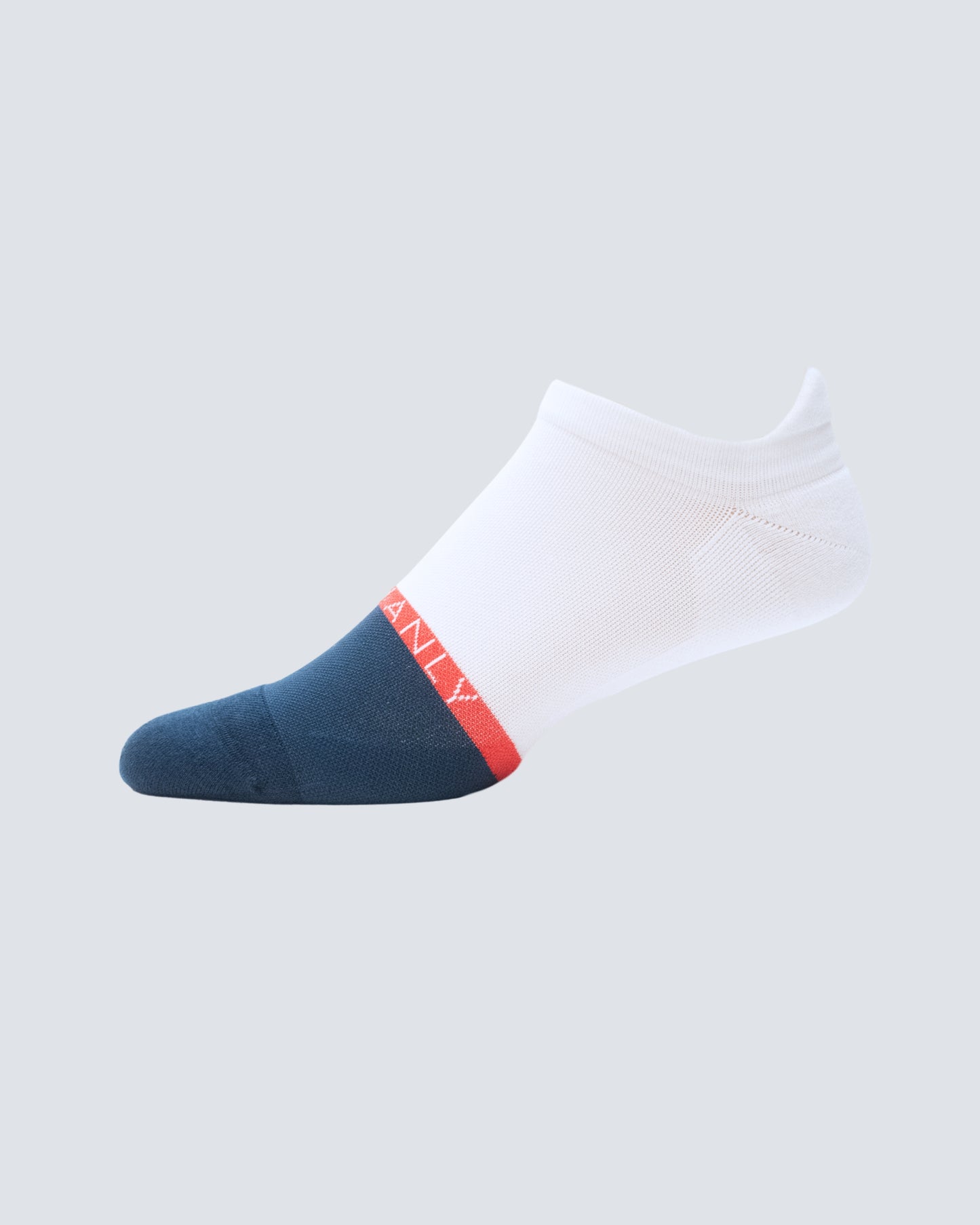 Maddix Color Block Socks in Navy Red