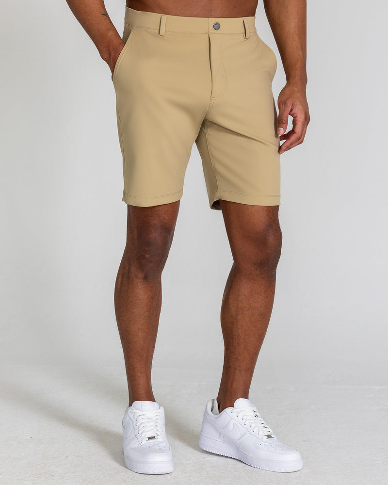 Varick Pull-On Short in Bark