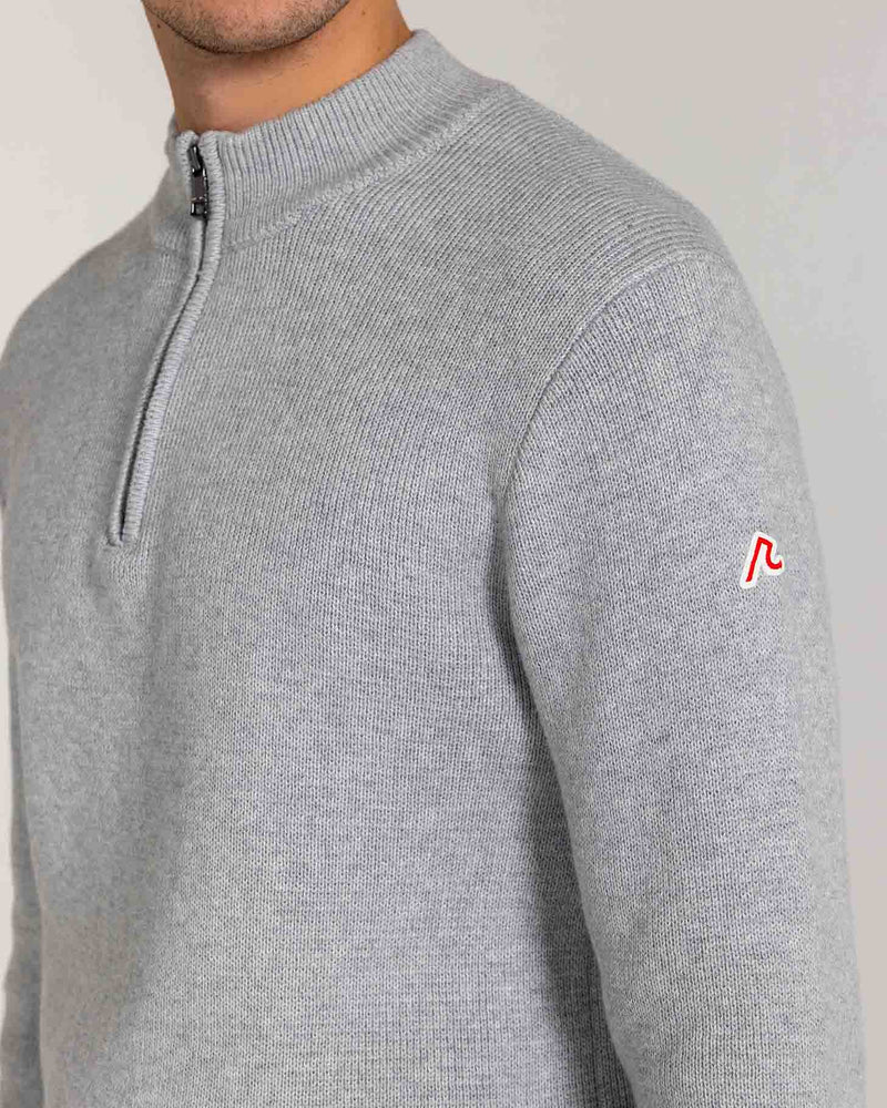 Westland Quarter Zip in Glacier Gray