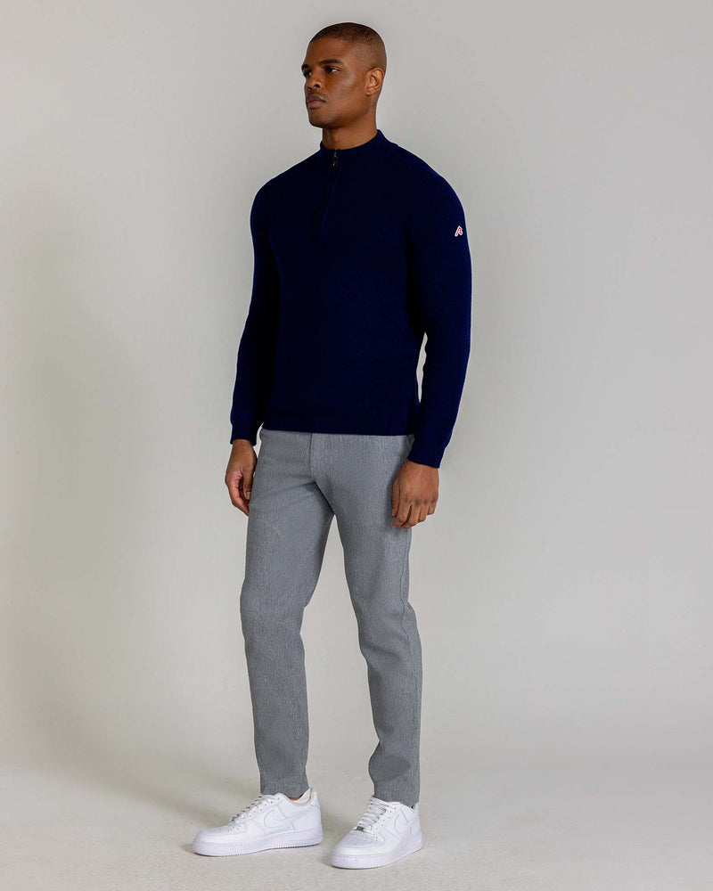 Westland Quarter Zip in Midnight Navy