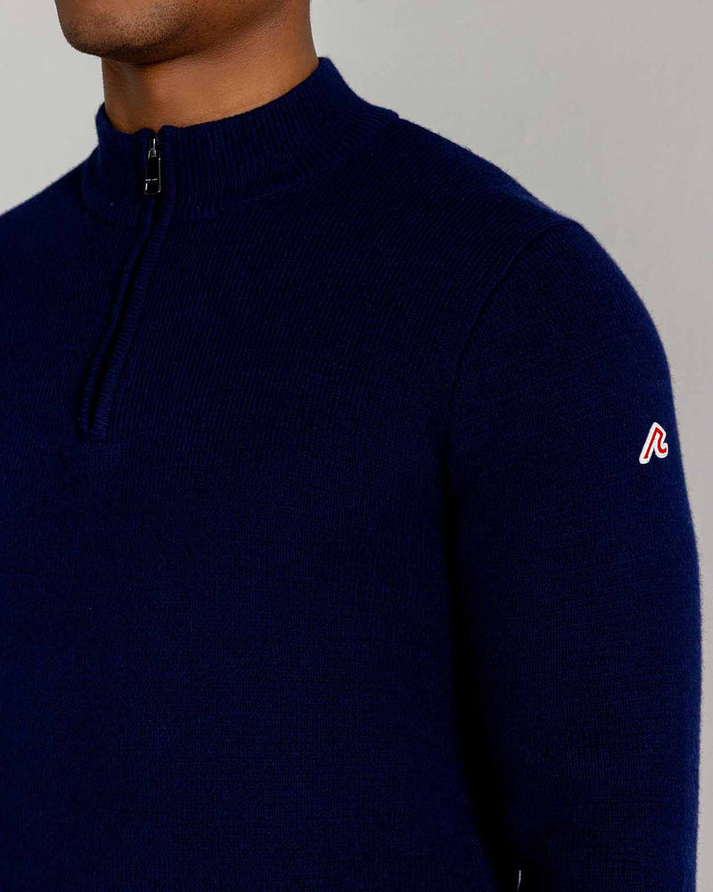 Westland Quarter Zip in Midnight Navy