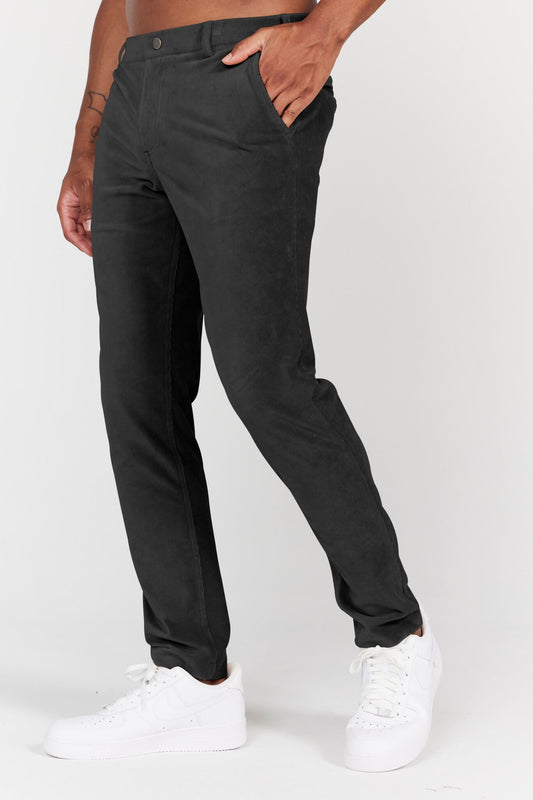 Collins Pull-On Corduroy Trouser in Tuxedo