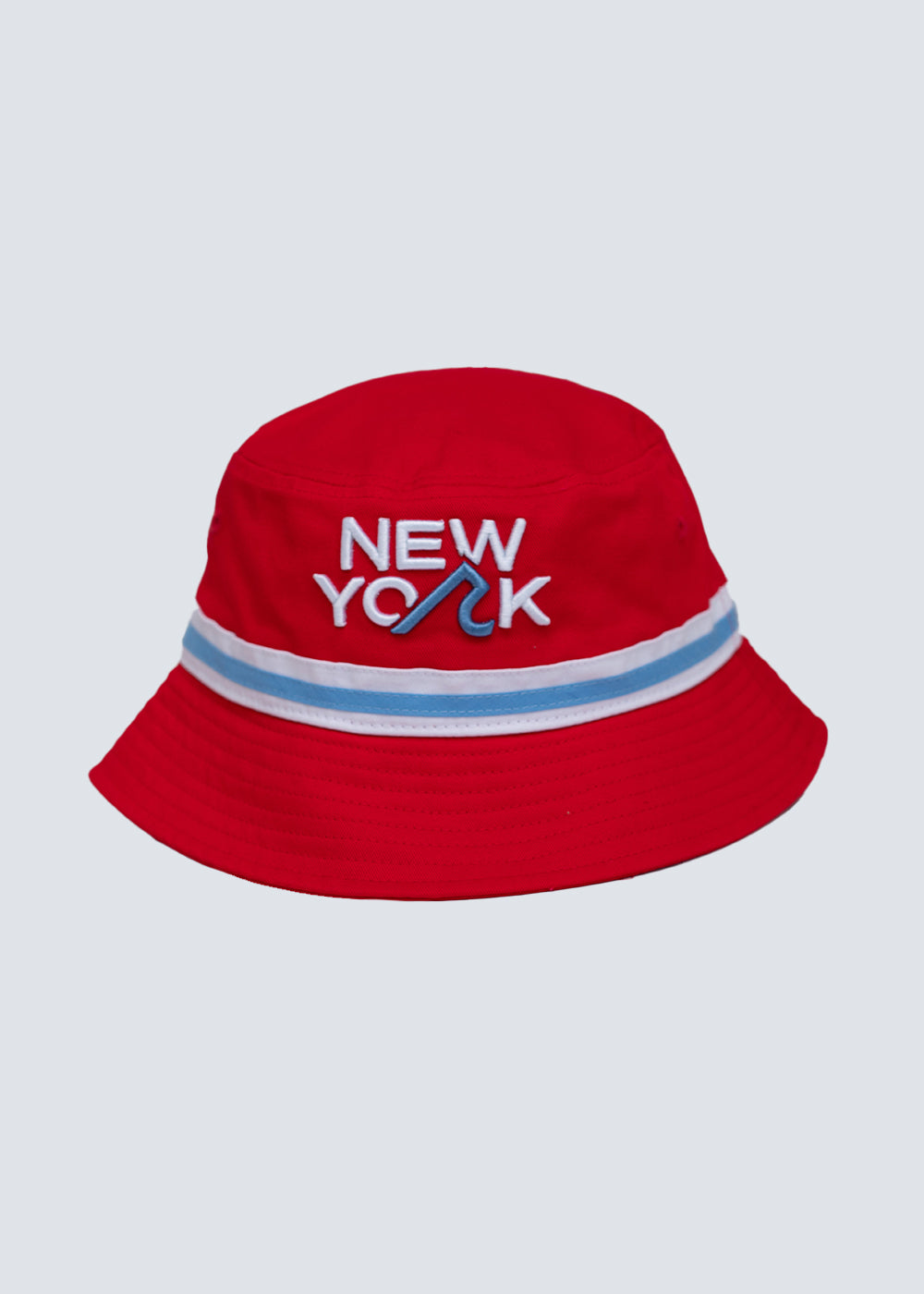 New York Bucket Hat in Red