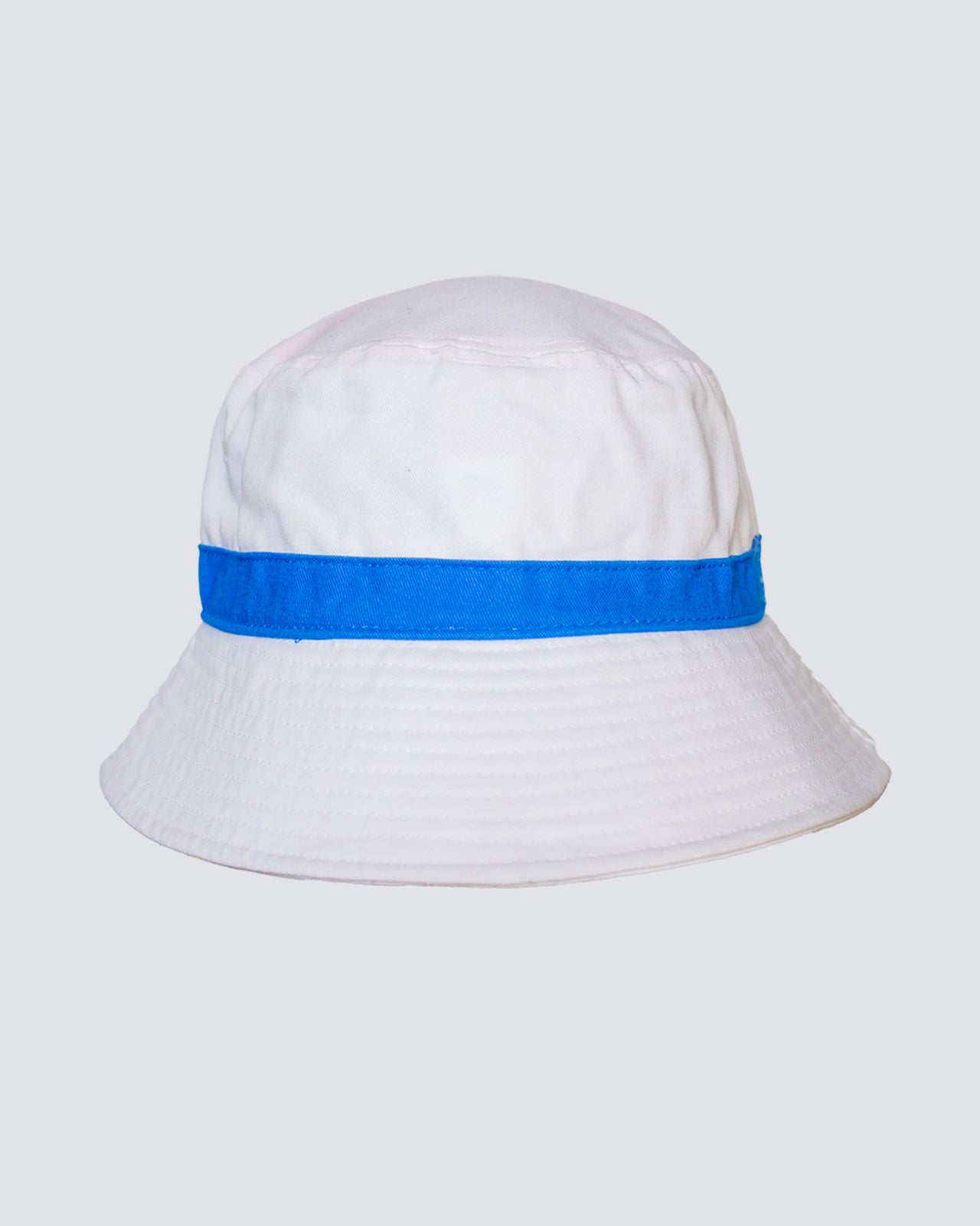 Patch Bucket Hat in White
