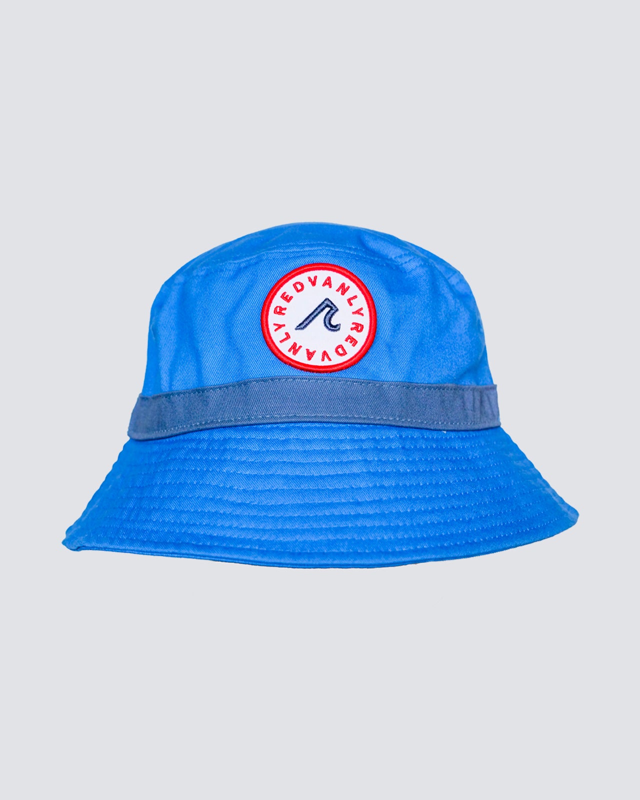 Patch Bucket Hat in Blue