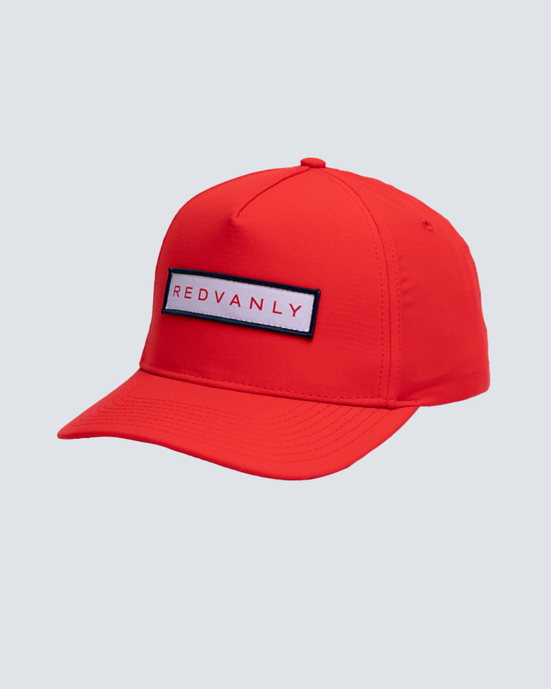 Redvanly Patch Hat in Red