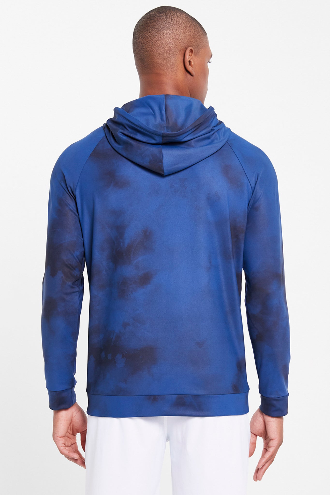 Image of the hicks hoodie in classic blue