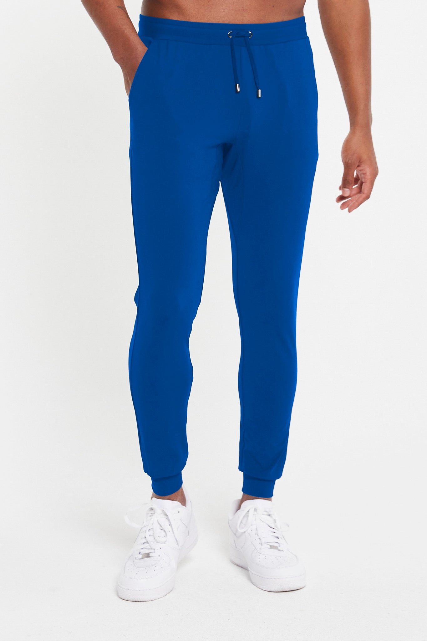 Image of the donahue jogger in classic blue