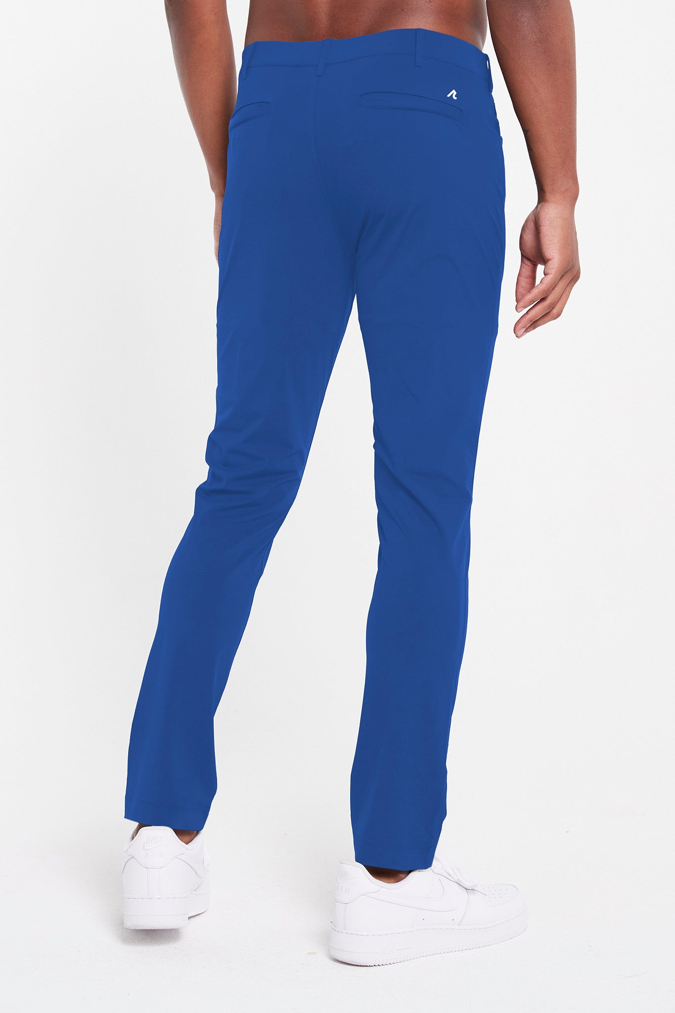 Image of the kent pull-on trouser in classic blue 1