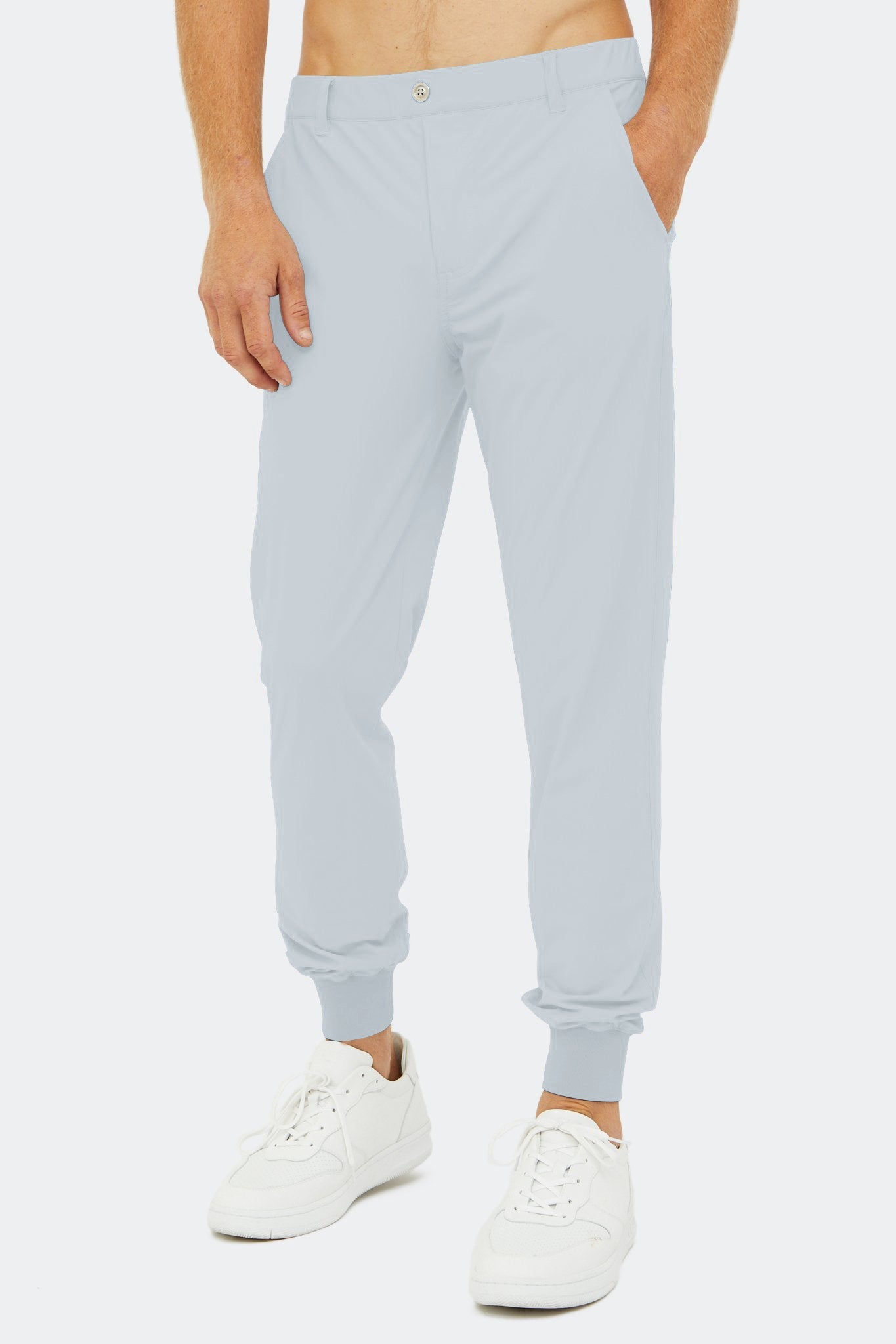 Image of the halliday pull-on jogger in glacier gray