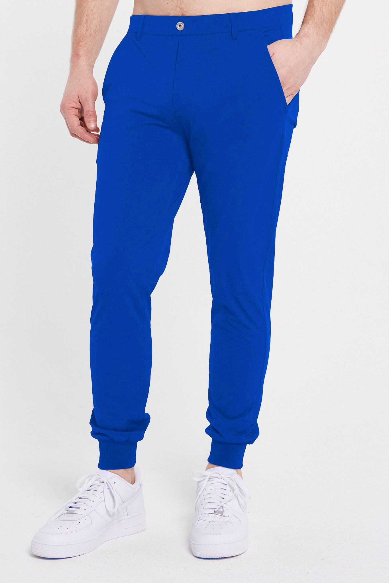 Halliday Pull-On Jogger in Olympic Blue - REDVANLY