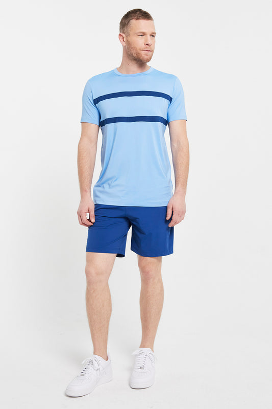 Image of the byron tennis short in classic blue