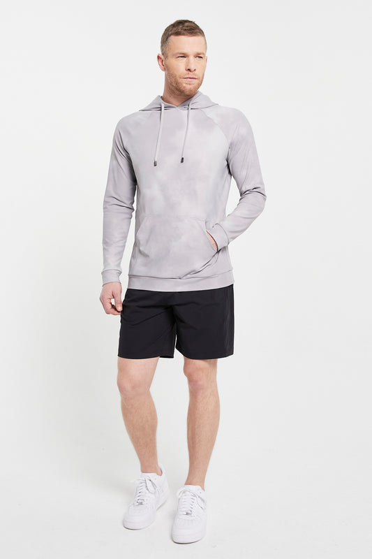 Image of the hicks hoodie in glacier gray featured