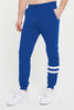 Image of the denton stripe jogger in classic blue