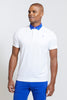 Image of the cadman polo in bright white ss23
