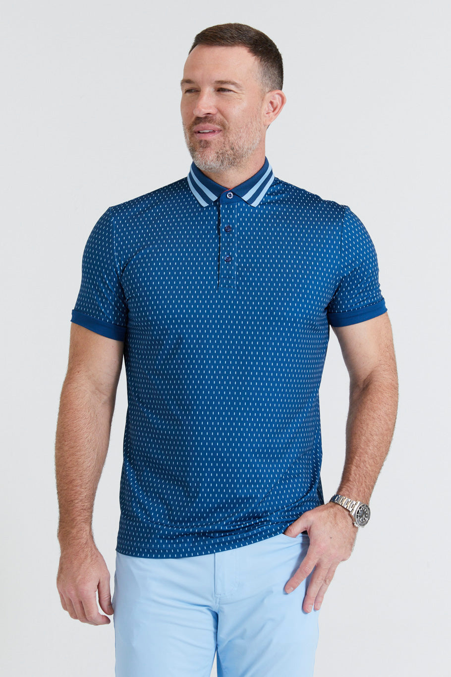 Image of the carver polo in admiral