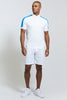 Image of the evans polo in bright white