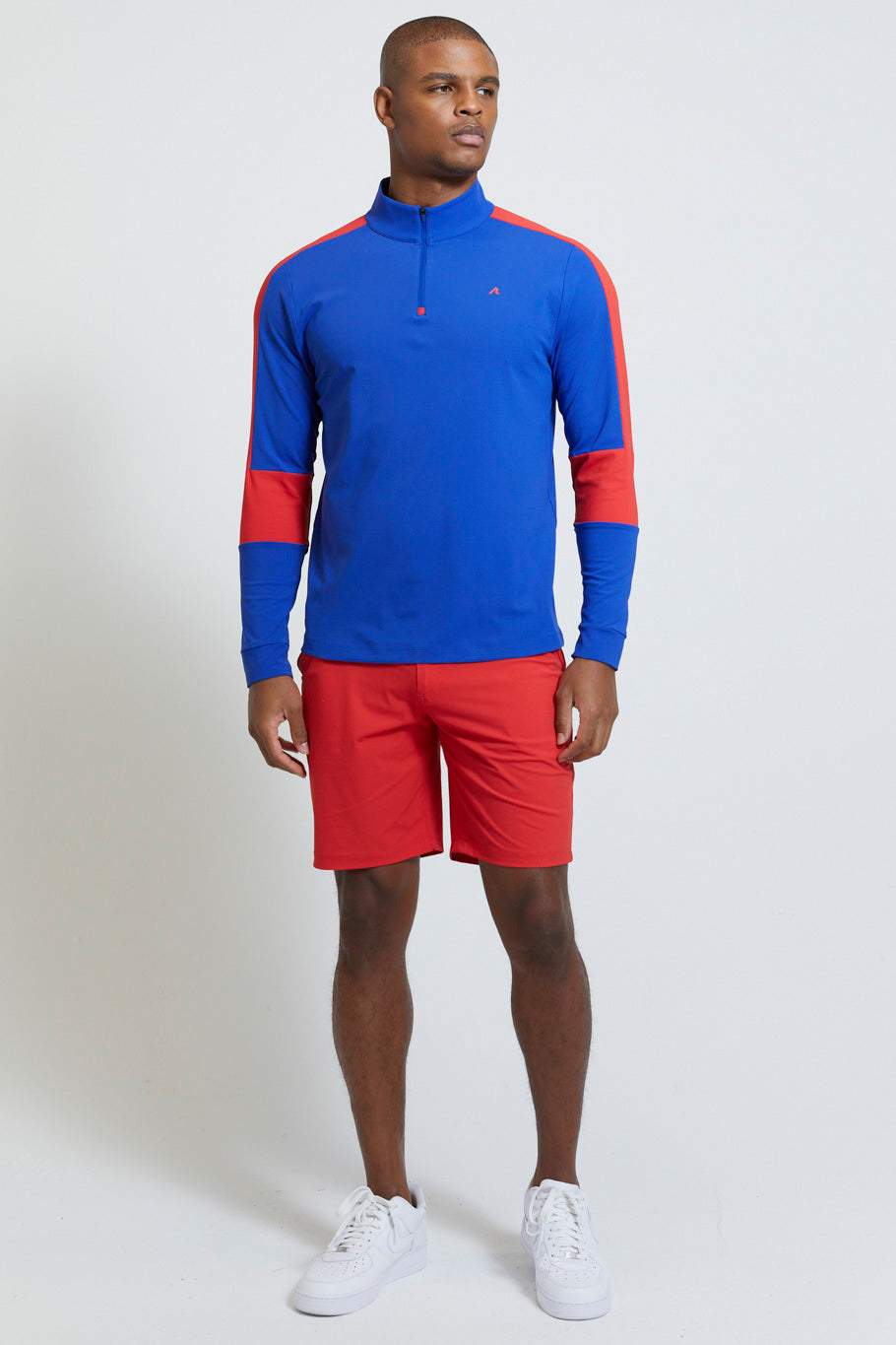 Image of the fowler quarter zip in olympic ss23