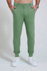 Image of the halliday pull-on jogger in comfrey green
