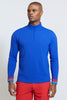 Image of the hubbard quarter zip in olympic