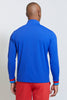 Image of the hubbard quarter zip in olympic