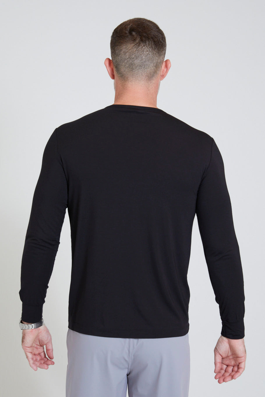 Image of the russell ls tee in tuxedo ss23